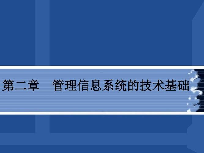 第2章 管理信息系统的技术基础 信息技术